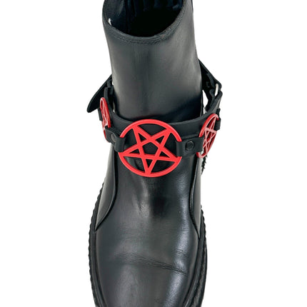 BS360 PENTAGRAM  BOOTSTRAP LEATHER