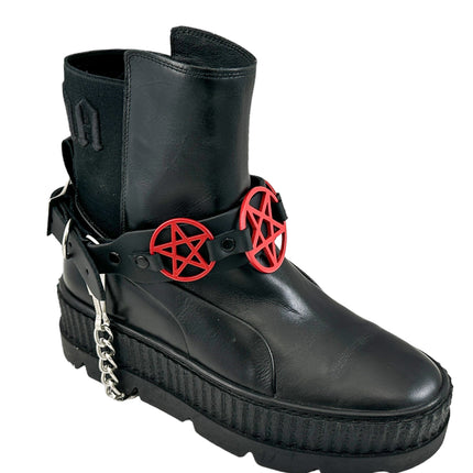 BS360 PENTAGRAM  BOOTSTRAP LEATHER