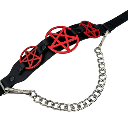 BS360 PENTAGRAM  BOOTSTRAP LEATHER