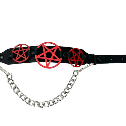 BS360 PENTAGRAM  BOOTSTRAP LEATHER