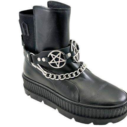 BS360 PENTAGRAM  BOOTSTRAP LEATHER