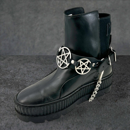 BS360 PENTAGRAM  BOOTSTRAP LEATHER