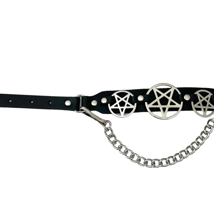 BS360 PENTAGRAM  BOOTSTRAP LEATHER