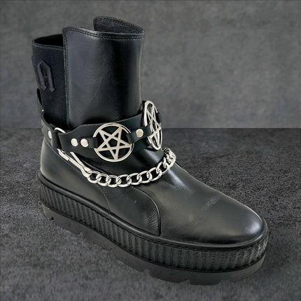 BS360 PENTAGRAM  BOOTSTRAP LEATHER