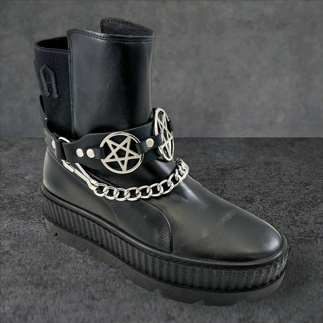 BS360 PENTAGRAM  BOOTSTRAP LEATHER