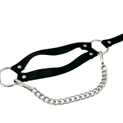 BS366 PLAIN  DOUBLE STRAP  BOOTSTRAP LEATHER