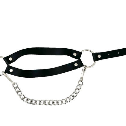 BS366 PLAIN  DOUBLE STRAP  BOOTSTRAP LEATHER