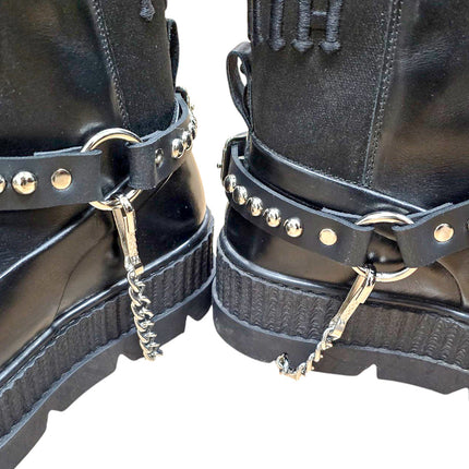 BS378  ROUND STUDDED STRAP BOOTSTRAP
