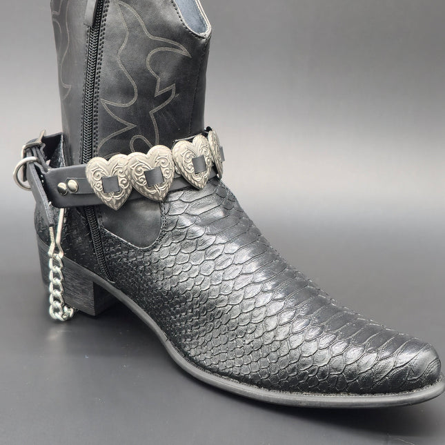 BS390HT  HEART CONCHO BOOTSTRAP