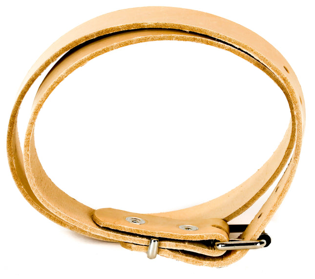 BT100-125BEIGE 1 1/4" WIDE PLAIN BELT