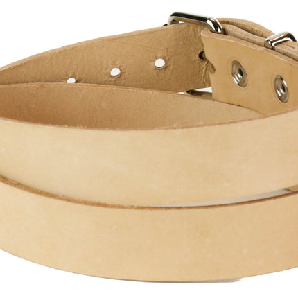 BT100-125BEIGE 1 1/4" WIDE PLAIN BELT