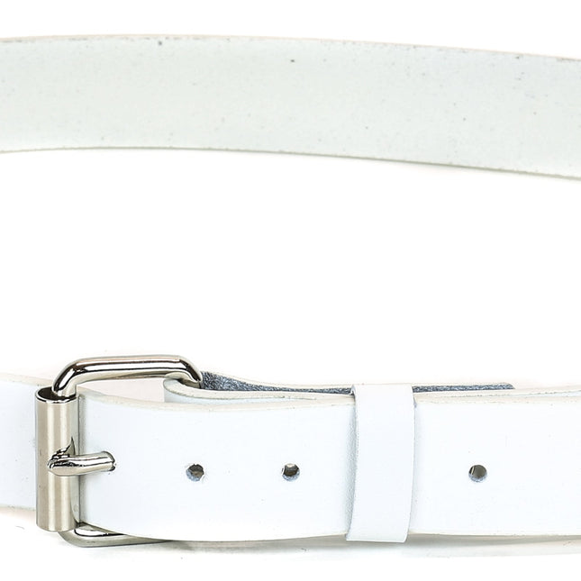BT100-125WHT 1 1/4" WIDE PLAIN BELT