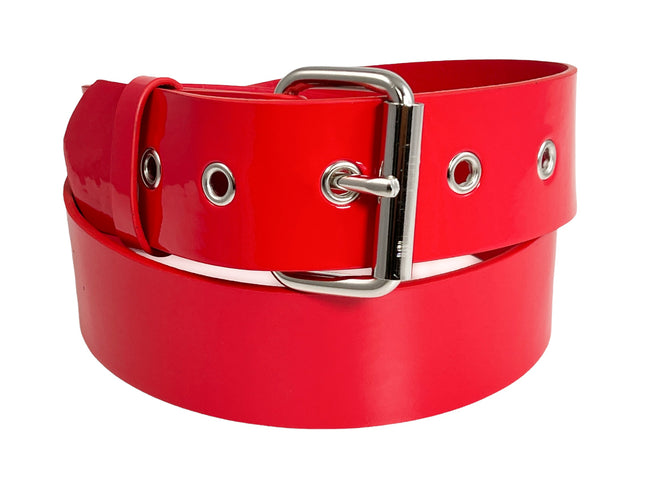 BT100-175P  1 3/4" PATENT SHINY  VEGAN PLAIN BELT