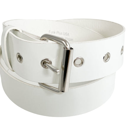 BT100-125P  1 1/4" PATENT SHINY  VEGAN PLAIN BELT