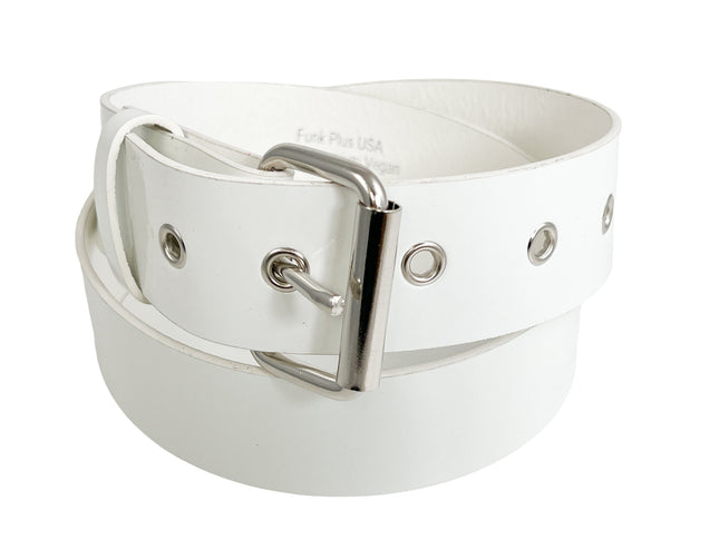 BT100-125P  1 1/4" PATENT SHINY  VEGAN PLAIN BELT