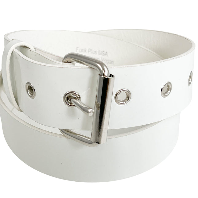 BT100-125P  1 1/4" PATENT SHINY  VEGAN PLAIN BELT
