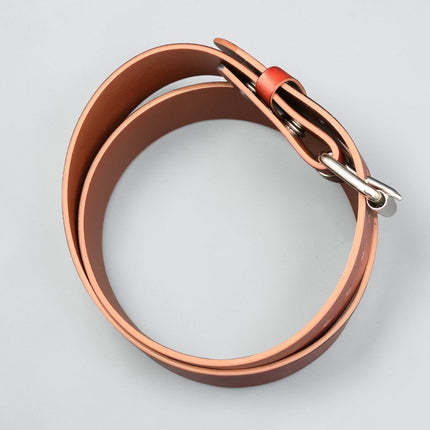 BT100BRN GENUINE LEATHER LATIGO BORWN  PLAIN BELT