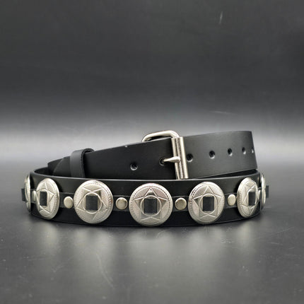 BT102 LARGE ROUND CONCHO BELT