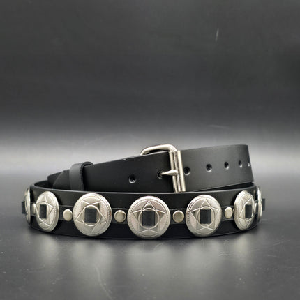 BT102 LARGE ROUND CONCHO BELT