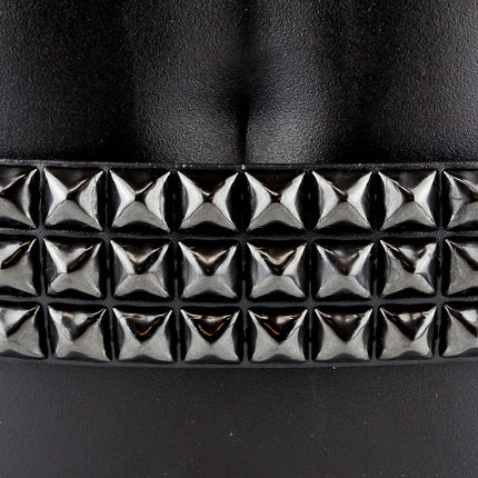 BT104-BS 3 ROW 1/2" BLACK PYRAMID BELT