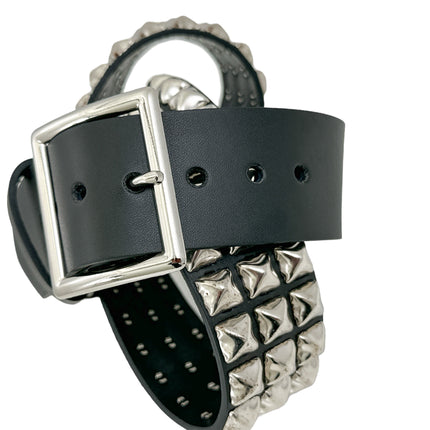 BT104GB  GARRISON BUCKLE 3 ROW STUDDED  BELT
