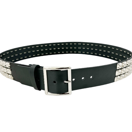 BT104GB  GARRISON BUCKLE 3 ROW STUDDED  BELT