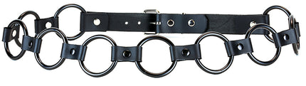 BT107-BS BLACK 2" BLACK RING LINK BELT