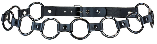 BT107-BS BLACK 2" BLACK RING LINK BELT