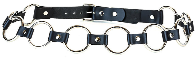 BT107 SILVER  2" RING LINK BELT