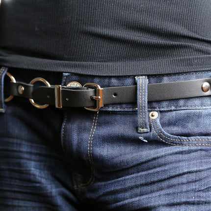 BT110-100 1" RING LINK BELT LEATHER