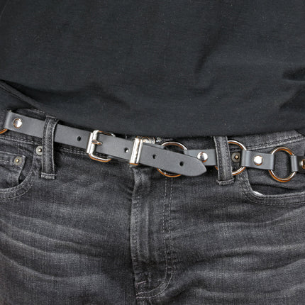 BT110-100 1" RING LINK BELT LEATHER