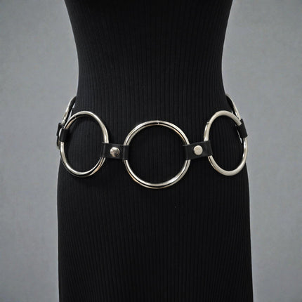 BT111SILVER-3" RING LINK BELT