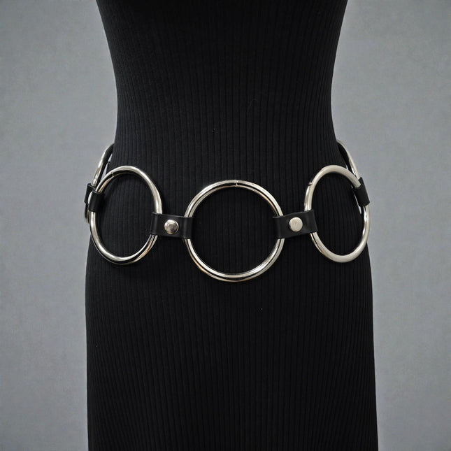 BT111SILVER-3" RING LINK BELT