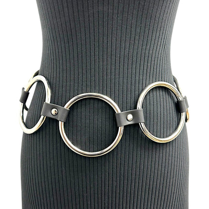 BT111SILVER-3" RING LINK BELT