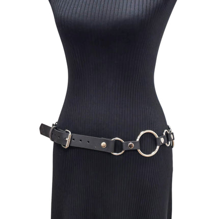 BT113-125 1 1/4" & 2" RING LINK BELT GENUINE LEATHER