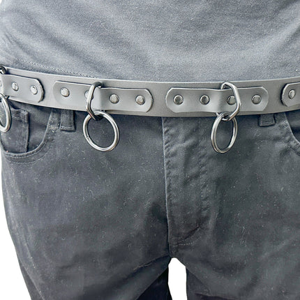 BT114M-BS  1 1/2" WIDE LARGE BONDAGE 1 1/2" RING BELT [NEW]