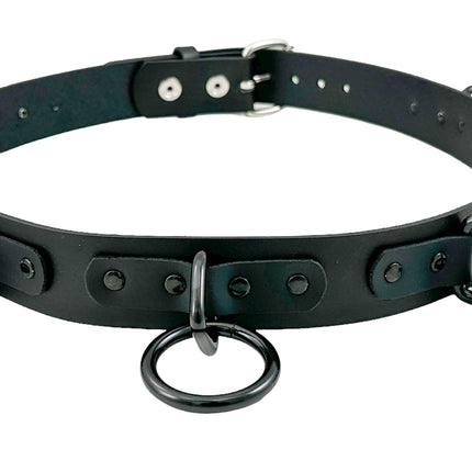 BT114M-BS  1 1/2" WIDE LARGE BONDAGE 1 1/2" RING BELT [NEW]
