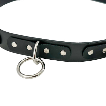 BT114M-  1 1/2" WIDE LARGE BONDAGE 1 1/2" RING BELT [NEW]