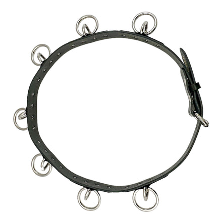 BT114M-  1 1/2" WIDE LARGE BONDAGE 1 1/2" RING BELT [NEW]
