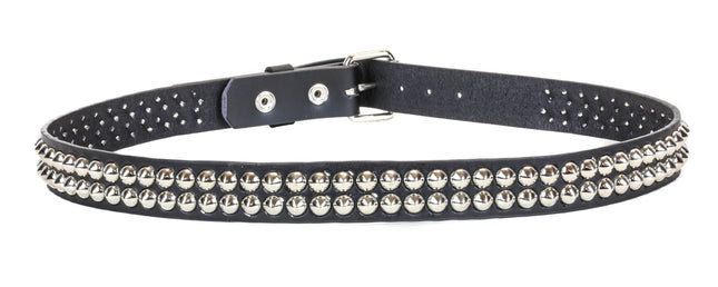 BT116  2 ROW CONICAL STUDDED BELT 1 1/4" WIDE