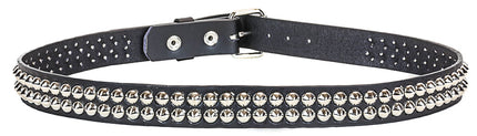 BT116  2 ROW CONICAL STUDDED BELT 1 1/4" WIDE