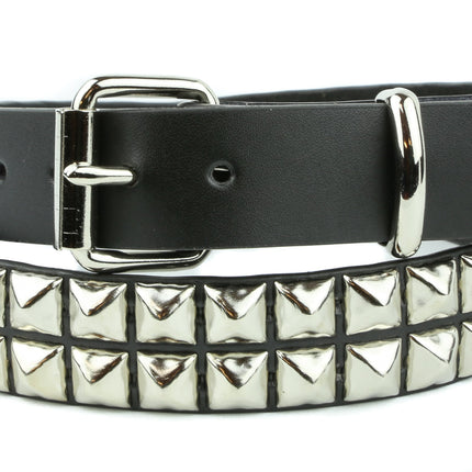 BT117 2 ROW 1/2' PYRAMID STUDS, 1 1/4" WIDE