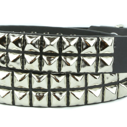BT117 2 ROW 1/2' PYRAMID STUDS, 1 1/4" WIDE