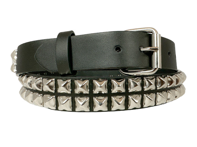 BT117 2 ROW 1/2' PYRAMID STUDS, 1 1/4" WIDE
