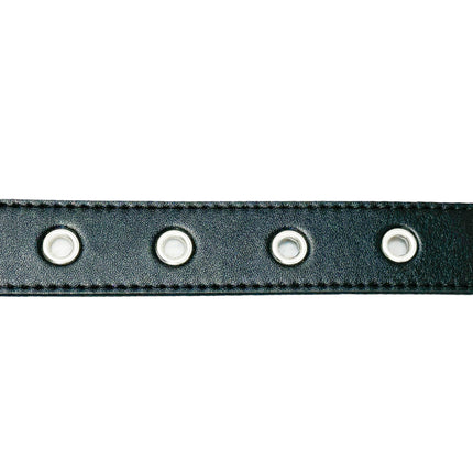 BT117VG   PREMIUM VEGAN LEATHER 2 ROW  STUDDED BELT USA MADE