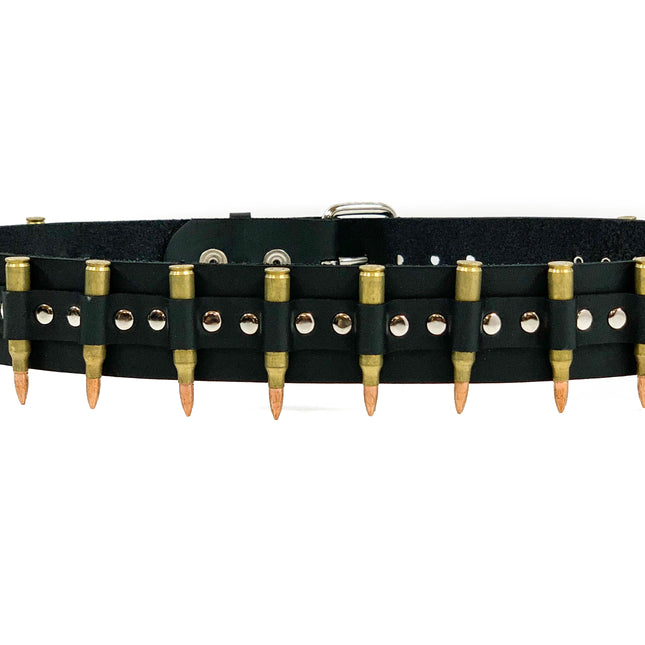 BT121BRS-COP  REAL BULLET BELT 2.25" BULLET