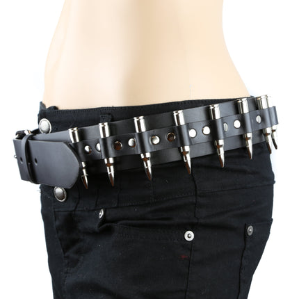 BT121NIC-NIC BLACK GENUINE COWHIDE LEATHER BELT