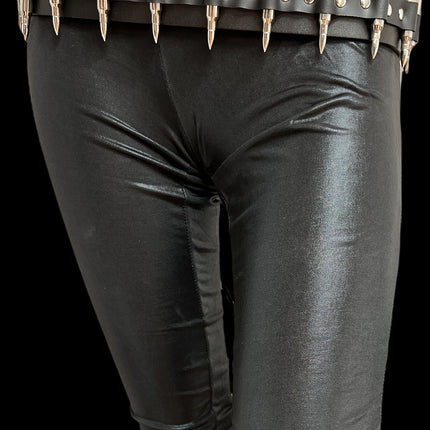 BT121NIC-NIC BLACK GENUINE COWHIDE LEATHER BELT