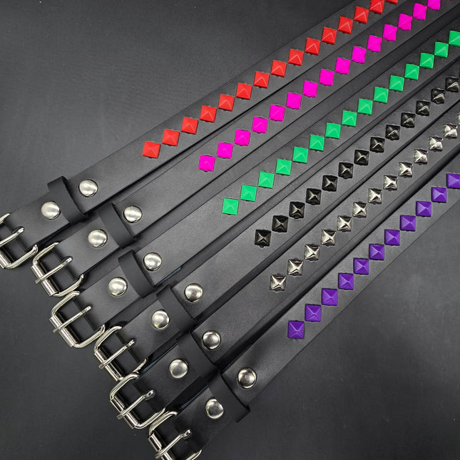 CK143 COLOR  1 ROW 1/2" DIAMOND STUD CHOKER