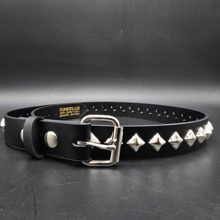 BT126-SIL SILVER DIAMOND STUDDED BELT